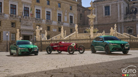 Alfa Romeo Giulia et Stelvio Quadrifoglio 2024 : Alfa présente les éditions 100e anniversaire
